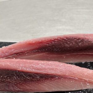 2 large albacore tuna loins side by side