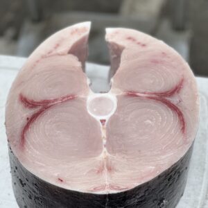 A Fresh cut steak of swordfish